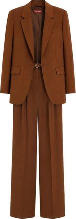 Max Mara Traje Mstbalco - Jackets - Mujer - Marr&oacute;n - S
