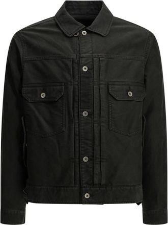 sacai Giacca imbottita in cotone - - Jackets - Uomo - Nero - L