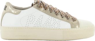 P448 Thea - Dames - Sneakers - Wit - 36 EU - Katoen - Schoenen