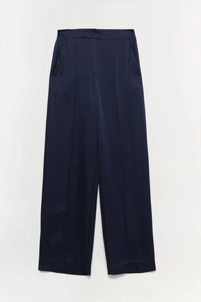 Jonathan Simkhai Womens Kyra Wide Leg Pant In Washed Indigo