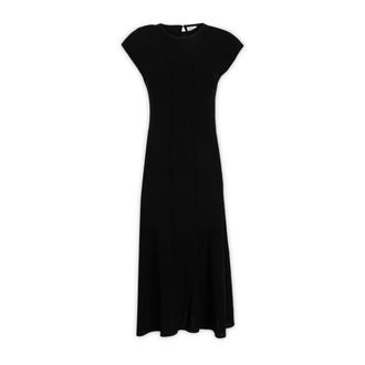 Calvin Klein Abiti Midi Jurk - Dames - Casual kleedjes - Zwart - L - Kleedjes