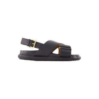 Marni Sandali Fussbett - - Shoes - Donna - Nero - 37 EU