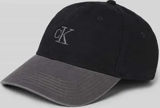 Calvin Klein Base Cap mit Logo-Stitching in Black, Gr&ouml;&szlig;e 1
