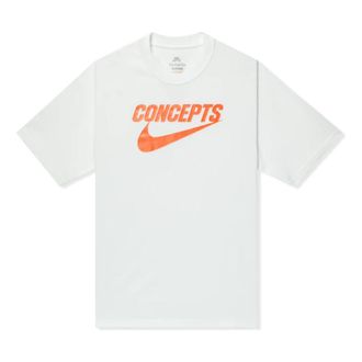 Nike SB x Concepts T-Shirt White Orange DR0642-100