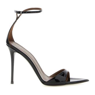 Giuseppe Zanotti Schoenen, Dames, Zwart, 41 EU, Leer, Intrigo Sandal