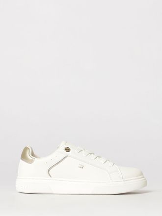 Tommy Hilfiger Boys Bicolour Low-Top Leather and Faux Leather Trainers