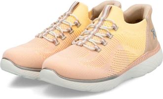 Rieker Slipper RIEKER, Damen, Gr. 37, hellros&eacute;, Textil, Schuhe Slipper