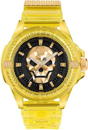 Philipp Plein Synthetisch Horloge - Heren - Horloges - Geel - ONE Size - Accessoires