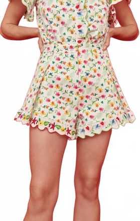 Celia B Womens Vela Shorts In Green