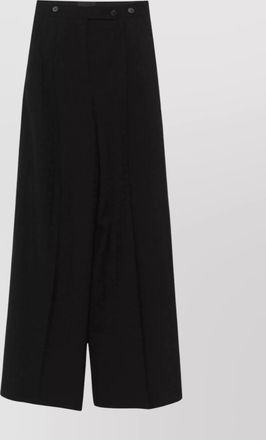 Givenchy wool pleated wide-leg trousers