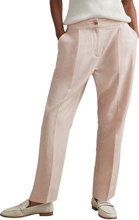 Reiss Farrah Linen-Blend Taper Trouser