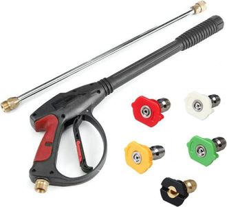 OEM Nettoyeur Haute Pression - Pistolet Avec Lance - 4000 Psi - Raccord 3/4 Pouces - 5 Buses - Unit&eacute;