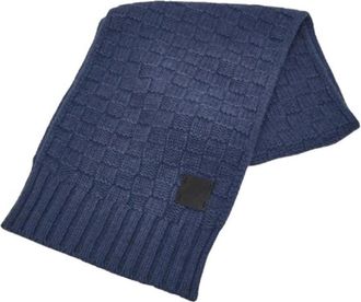Louis Vuitton Pre-owned Scarves, female, Blue, Size: ONE SIZE Pre-owned Stole