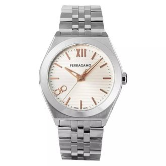 Ferragamo Vega Quartz Silver Dial Watch SFKI00924