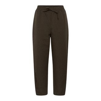Kaffe Pantaloni KCmianna - - Trousers - Donna - Marrone - XS