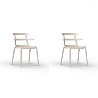 Resol Set 2 Sillas Interior, Exterior Marfil Tokyo Resol