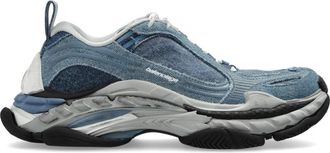 Balenciaga Triple S.2 Zapatilla Deportiva de Denim - Shoes - Hombre - Azul - 46 EU