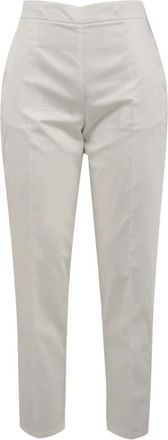 Douuod Capricorno 02 Broek - Dames - Slim Fit Broeken - Wit - M - Broeken