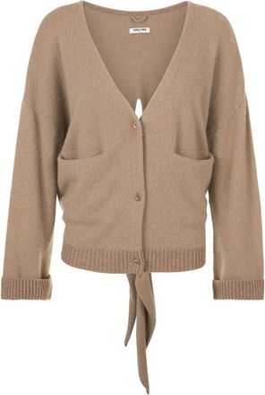 Max & Moi Cashmere Tie Back Cardigan Size XS