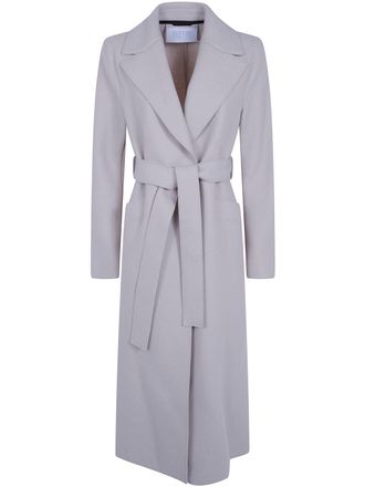 Harris Wharf London Coat Long Maxi Aa1192mlk 120 Almond