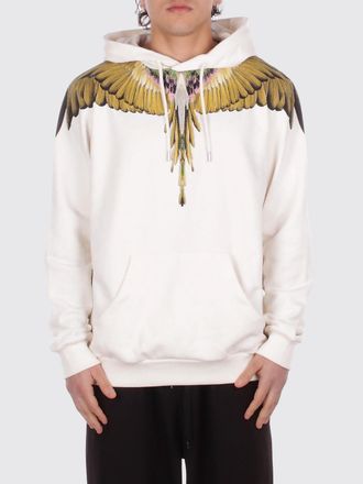 Marcelo Burlon Felpa con cappuccio County Of Milan in cotone con logo