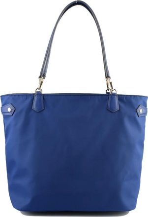 Pourchet Dames, Tassen, Blauw, Maat: ONE Size Leer