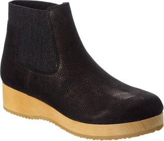 Eileen Fisher Words-On Leather Boot