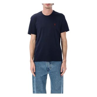 Ami Tops, Heren, Blauw, S, Katoen, Ami de Coeur T-shirt
