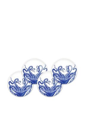 Caskata Lucy Small Plates, Porcelain - Set 4 in Blue at Nordstrom