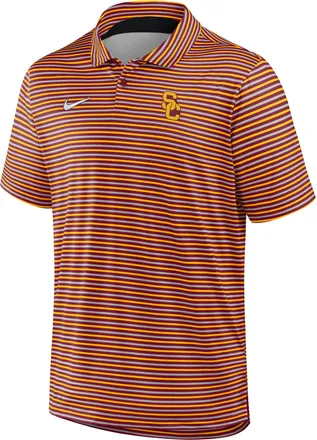 Nike USC Tour Stripe Nike Mens Dri-FIT College Polo in Red | 03PT0FJ3SCJ-24Y