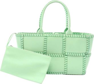 Bottega Veneta Pre-owned Bottega Veneta Small Lambskin Intrecciato Arco Tote Ladies ABDCRVOFOO6LORNI