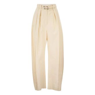 Sportmax Mujer, Pantalones, Beige, Talla: S
