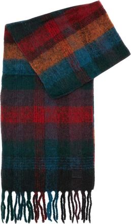 Paul Smith Accessoires, Heren, Veelkleurig, ONE Size, Wol, Sjaal met Ruitpatroon