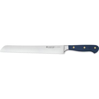 W&uuml;sthof Classic 9-Inch Precision Double-Serrated Bread Knife in Blue at Nordstrom