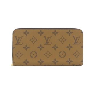 Louis Vuitton Marron Coated Canvas Long Wallet (Bi-Fold) (Pre-Owned)