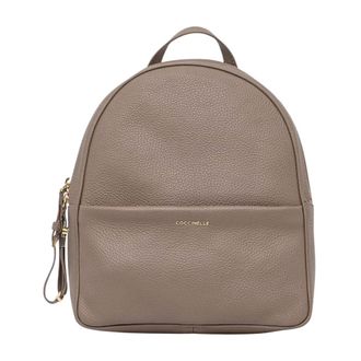 Coccinelle Nory Rugzak - Dames - Tassen - Bruin - Maat: ONE Size Leer