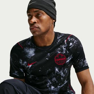 Nike Canada Stadium Away Nike Mens Dri-FIT Soccer Jersey in Black | P35890J678-BLK