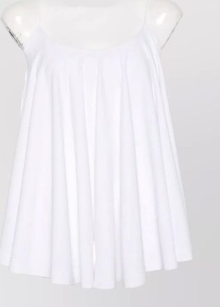 Jacquemus voile top flowy silhouette open back