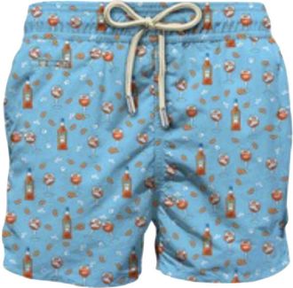 MC2 Saint Barth Heren Strandkleding Special Edition Aperol - Heren - Strandmode - Blauw - 6XL - Badmode