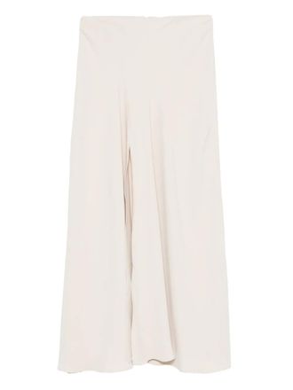 P.A.R.O.S.H. split-front maxi skirt - women - Fabric - S - Neutrals