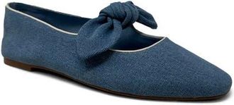Shushop April Mary Jane Flat in Denim at Nordstrom, Size 7.5