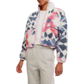 Free People FP Movement Rocky Ridge Fleece Jacket in Mystic Meadow at Nordstrom, Size Medium
