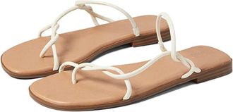 Farylrobin Faryl by Farylrobin Quinton Sandals Womens Bone Slip On Square Toe GAL474