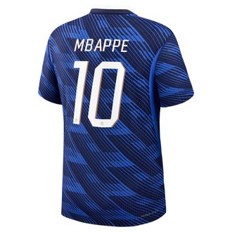 Nike Kylian Mbapp&eacute; France National Team 2026 Match Home Nike Mens Dri-FIT ADV Soccer Jersey in Blue | NN203949082-FFF