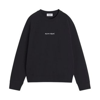 Maison Kitsun&eacute; Sweatshirts, male, Black, Size: XL Sweatshirt