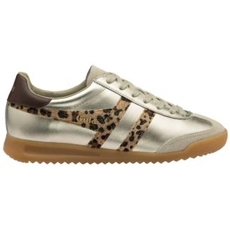 Gola Womens Torpedo Glimmer Safari Sneakers In Gold