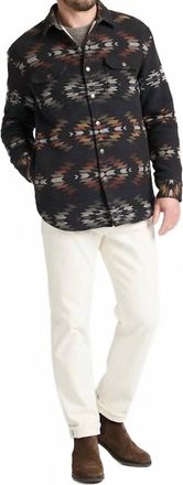 Pendleton Wyeth Falls Chamois Sherpa-Lined Shirt Jacket In Wyeth Falls Oxford