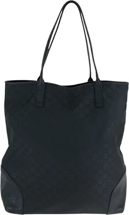 Gucci Black Nylon Tote (Authentic Pre-Loved)