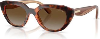 Vogue Eyewear Oversized Zonnebrillen - unisex - Zonnebrillen - Bruin - 51 MM - Nylon - Accessoires