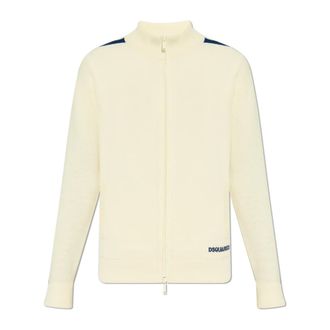 Dsquared2 Heren, Truien, Beige, Maat: 2XL Wol